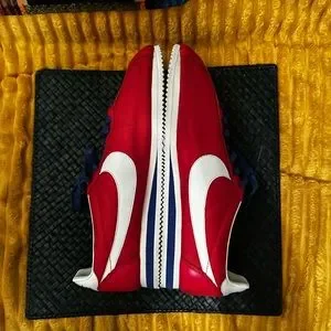 Nike | Shoes | Nike Classic Cortez Nylon Red White Blue Sz 3  display picture 2